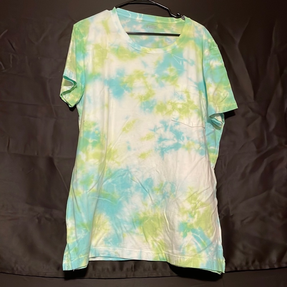 Tie dye pink shirt